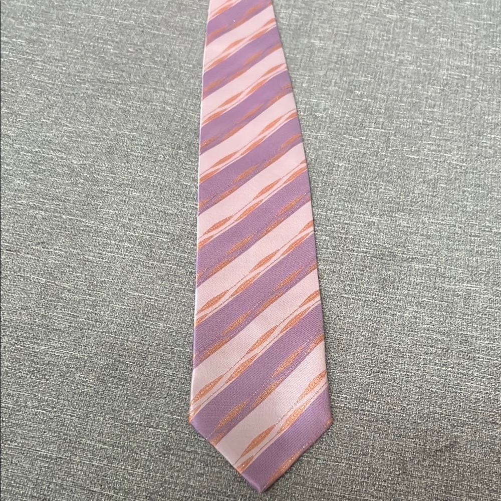 Versace Pink and Purple Silk Ties